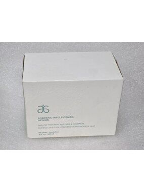 Arbonne Intelligence Genius Nightly Resurfacing Pads & Solution 60 Pads 2 oz